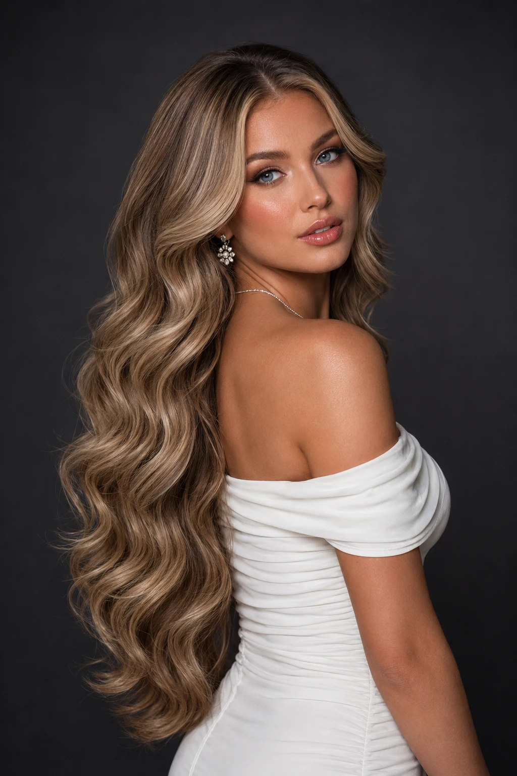 Sleek Side Part Waves with Golden Dimension