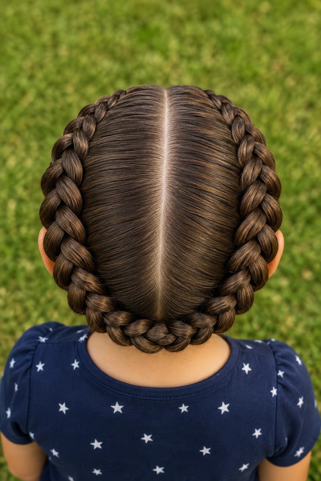 Braided Halo Frame with Center Part