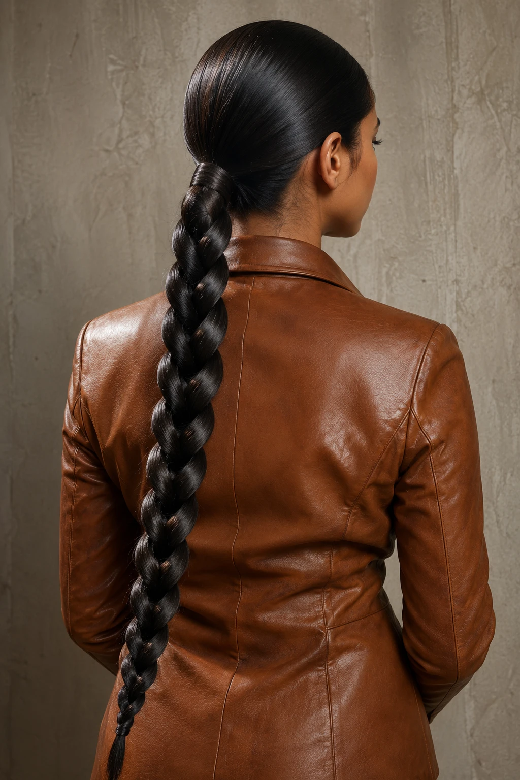 Sleek Braided Ponytail