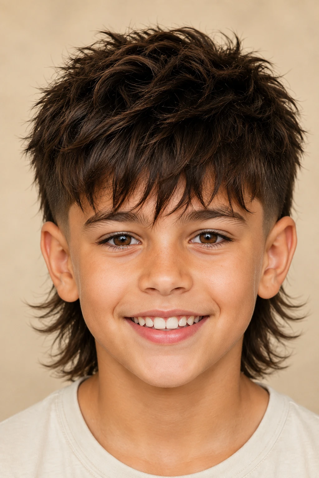 Modern Mullet with Fringe