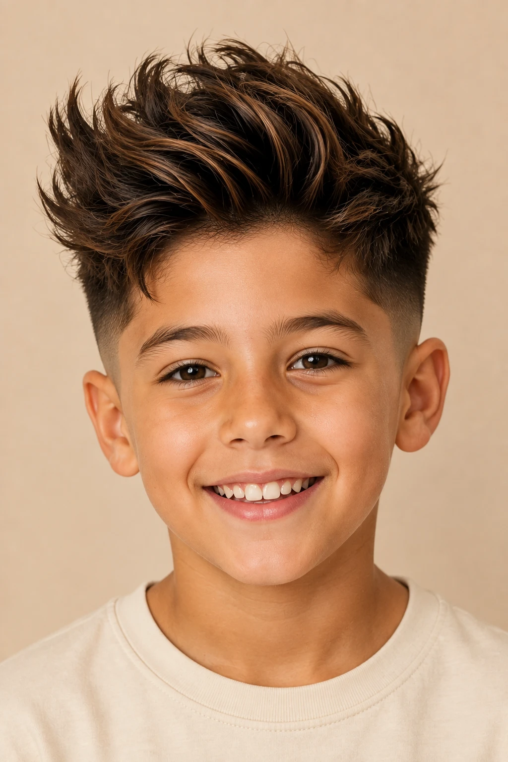 Textured Quiff Fade