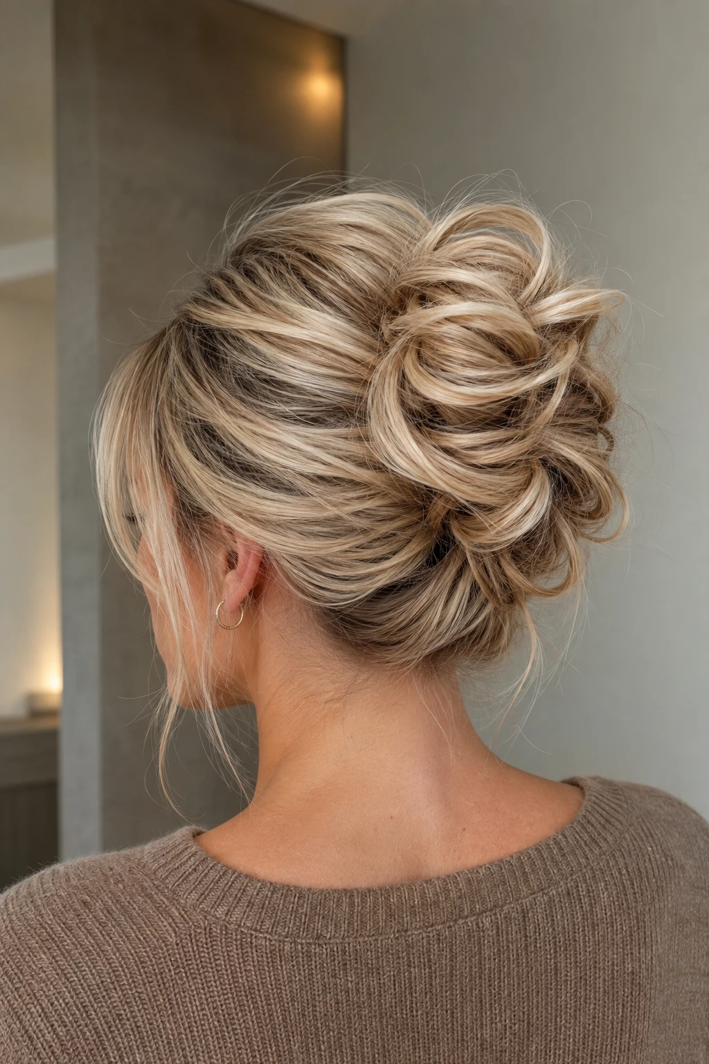 Everyday Textured Rose Bun