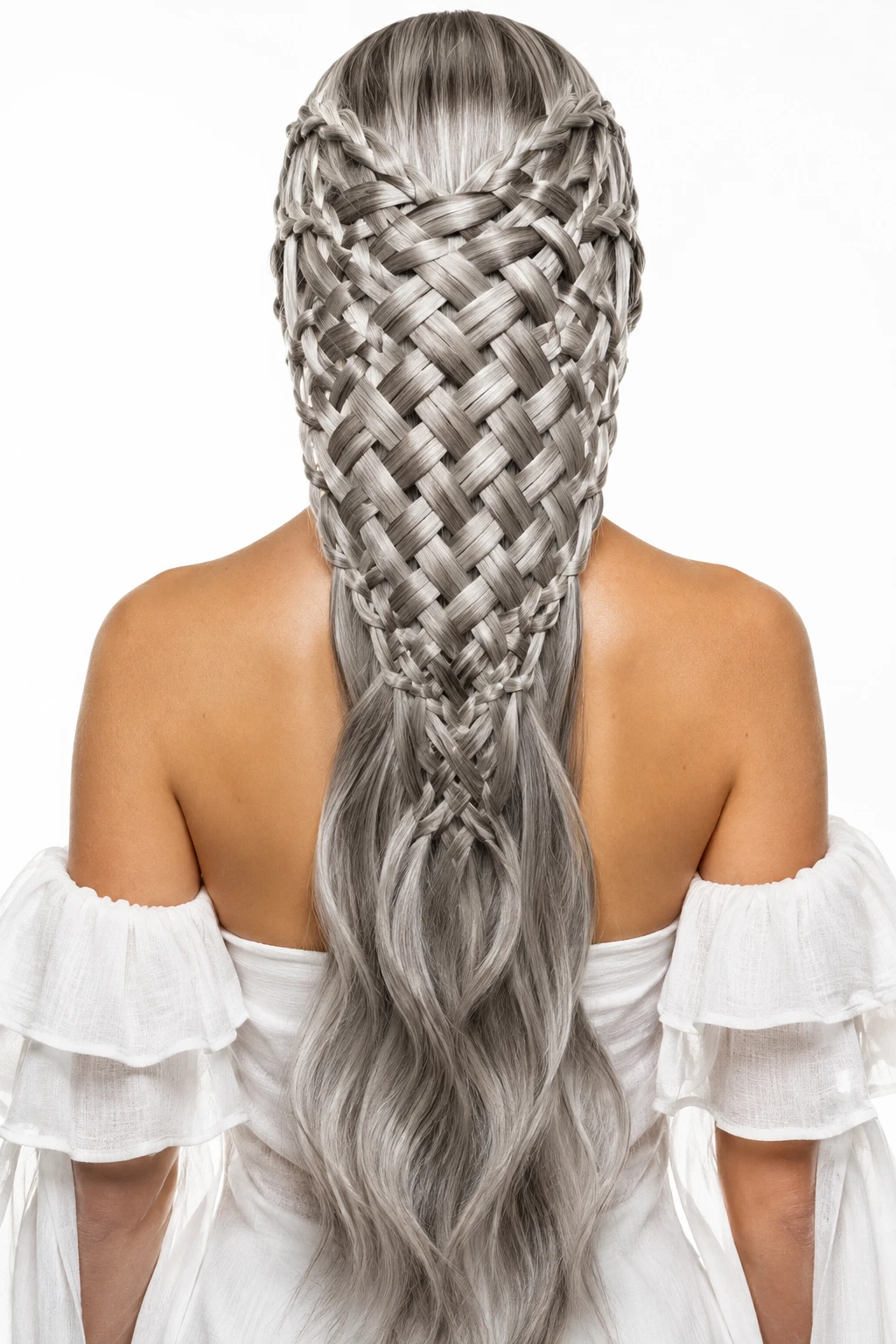 Woven Basket Weave Braid Hairstyle
