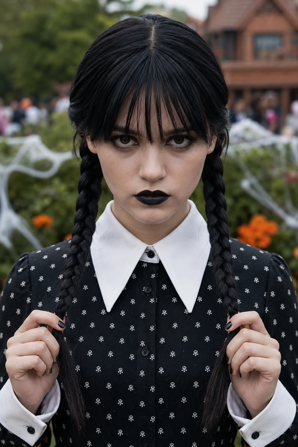 Wednesday Addams Braided Pigtails