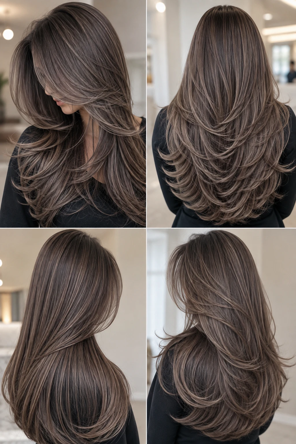 Cool Toned Brunette Balayage Collection