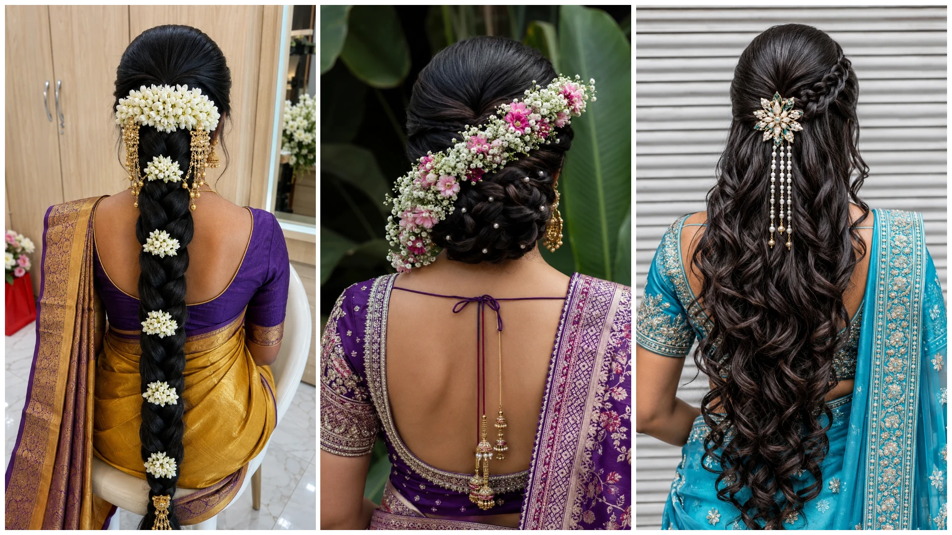 30 Hairstyle Ideas for Saree for a Beautiful Traditional Look
