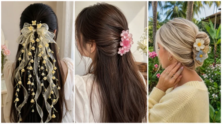 25 Pretty Claw Clip Hairstyle Ideas for Every Occasion