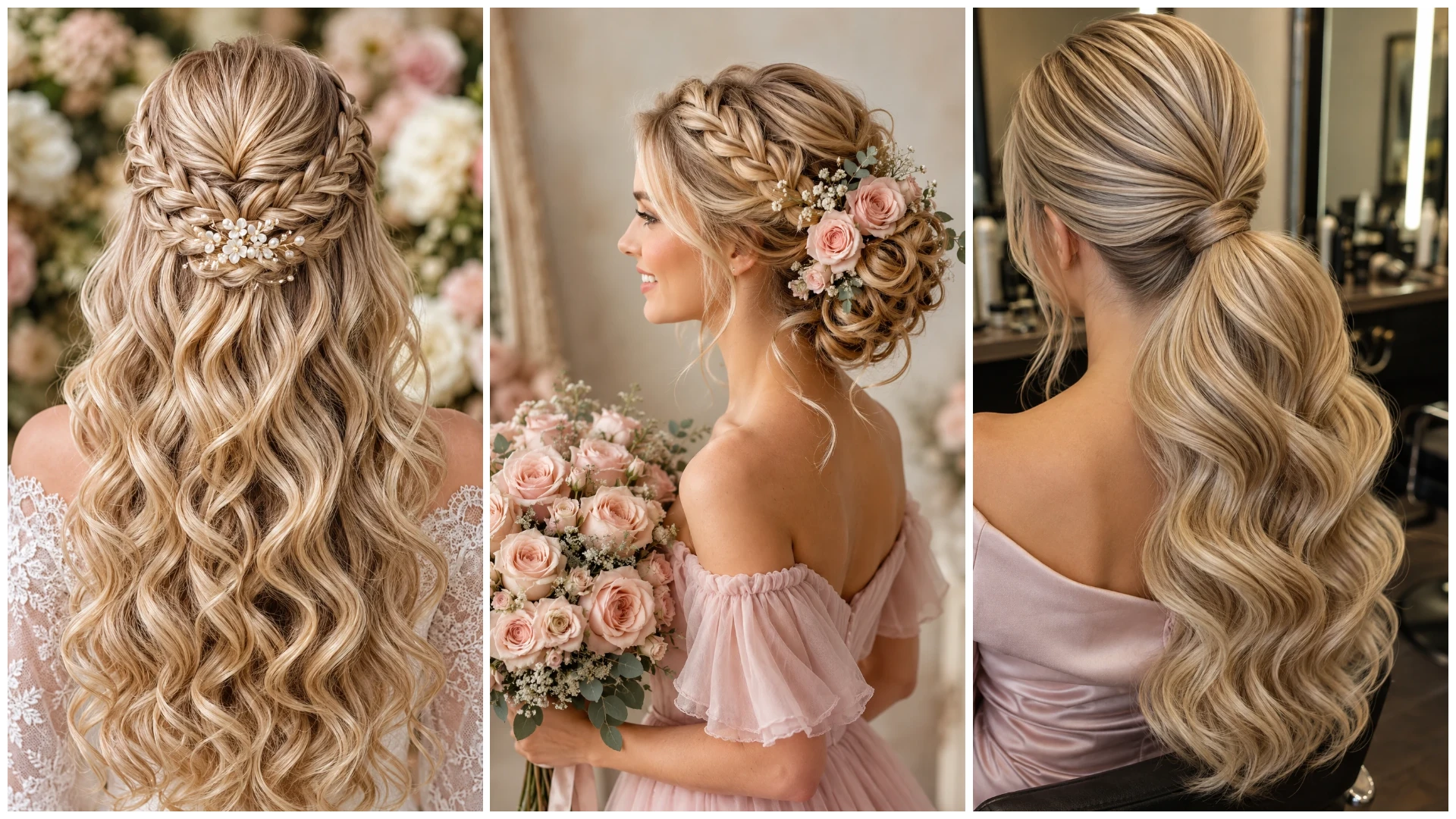 30 Bridesmaid Hairstyle Ideas for Every Wedding Style