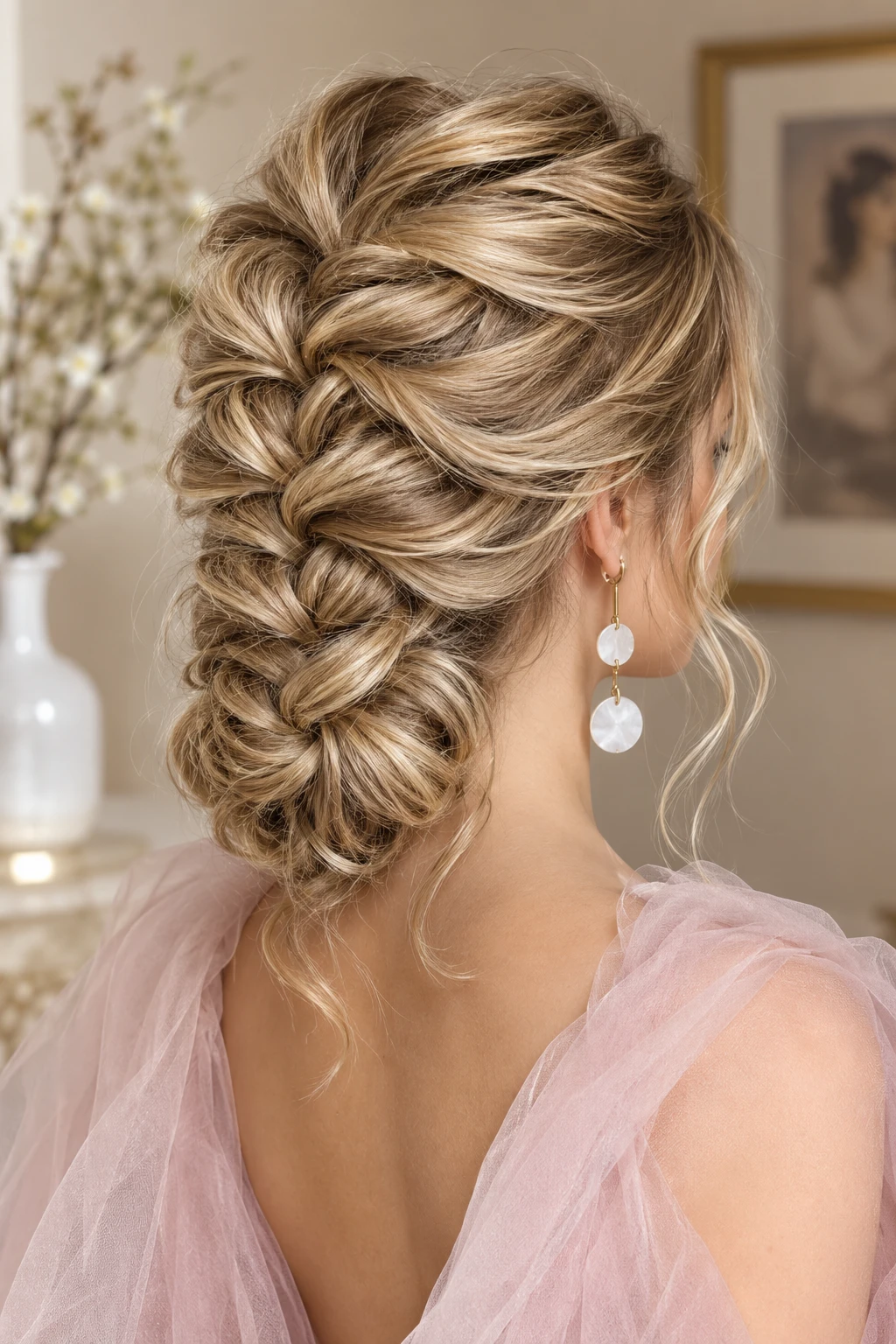 Fishtail Braided Updo