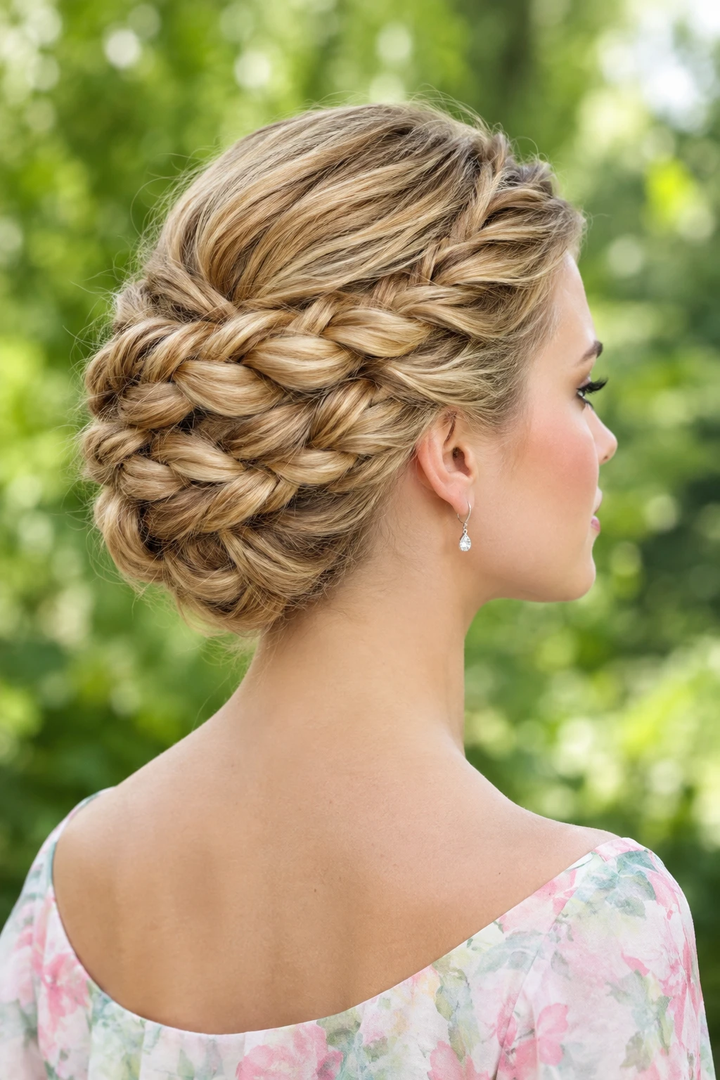 Woven Basket Braid Updo