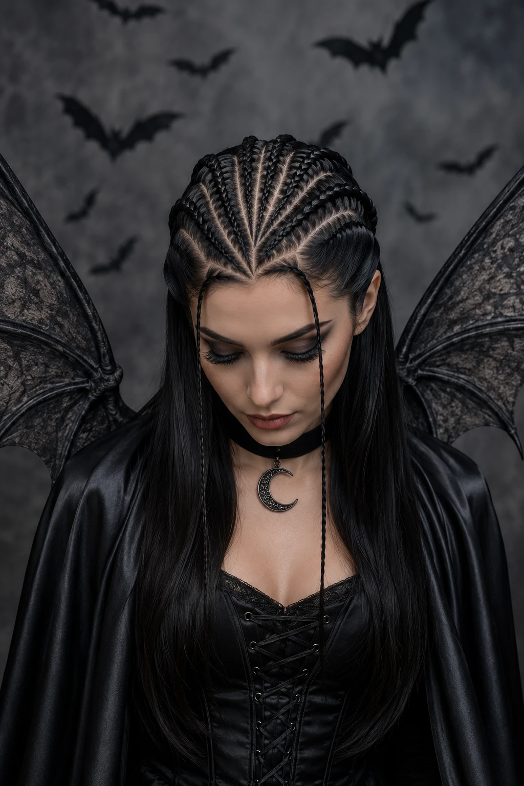 Bat Wing Fanned Cornrow Braid Bat Wing Fanned Cornrow Braid