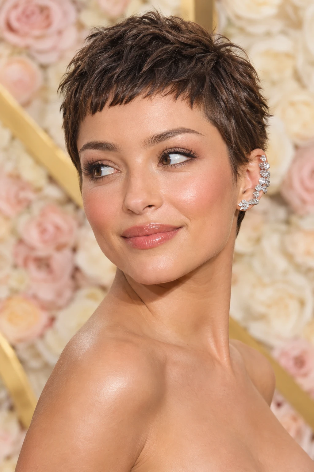 Cropped Pixie with Textured Micro Bangs