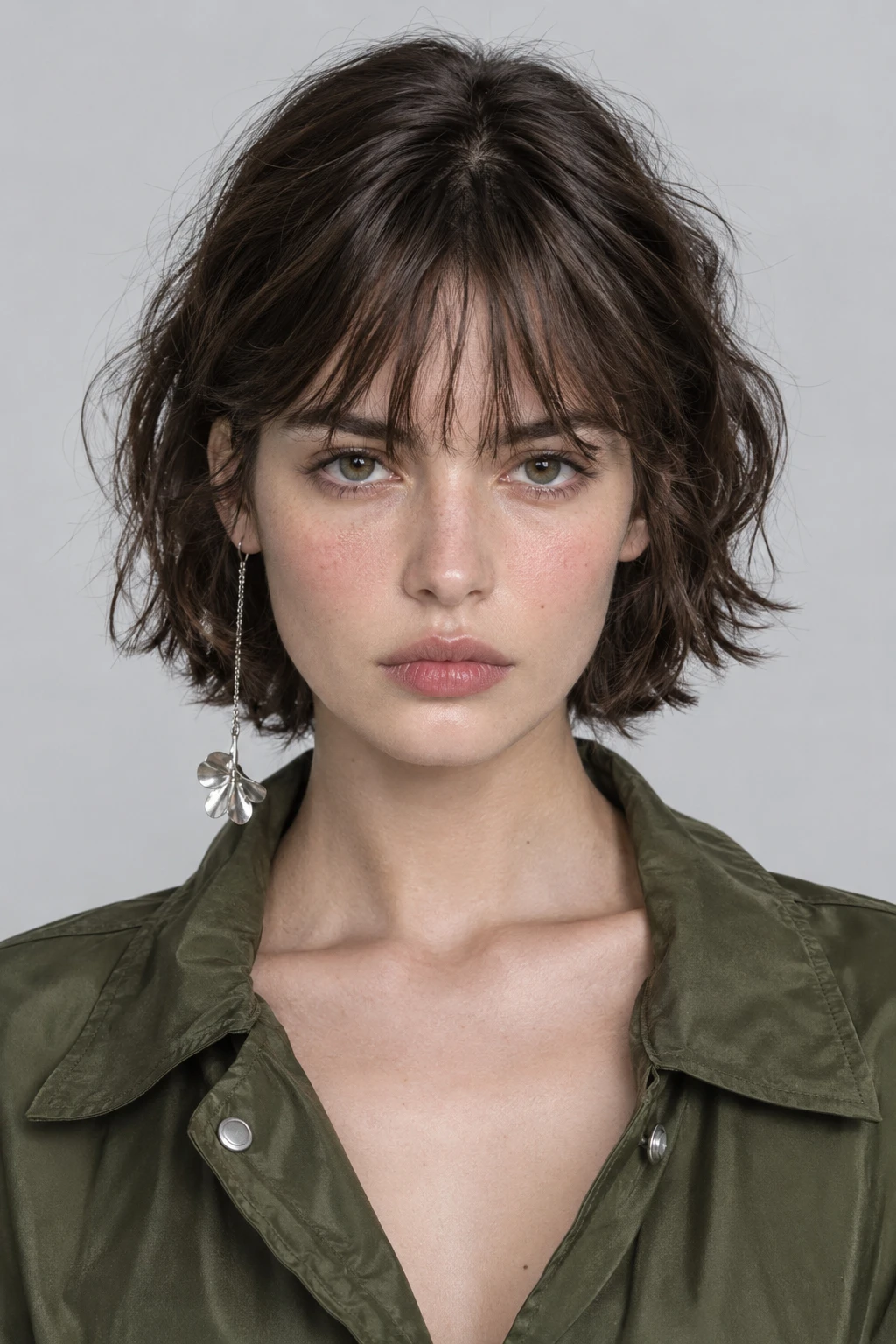Textured Bob with Piecey Bangs
