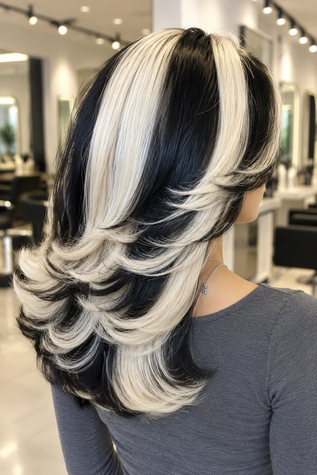 Skunk Stripe Layers with Flipped Ends Skunk Stripe Layers with Flipped Ends