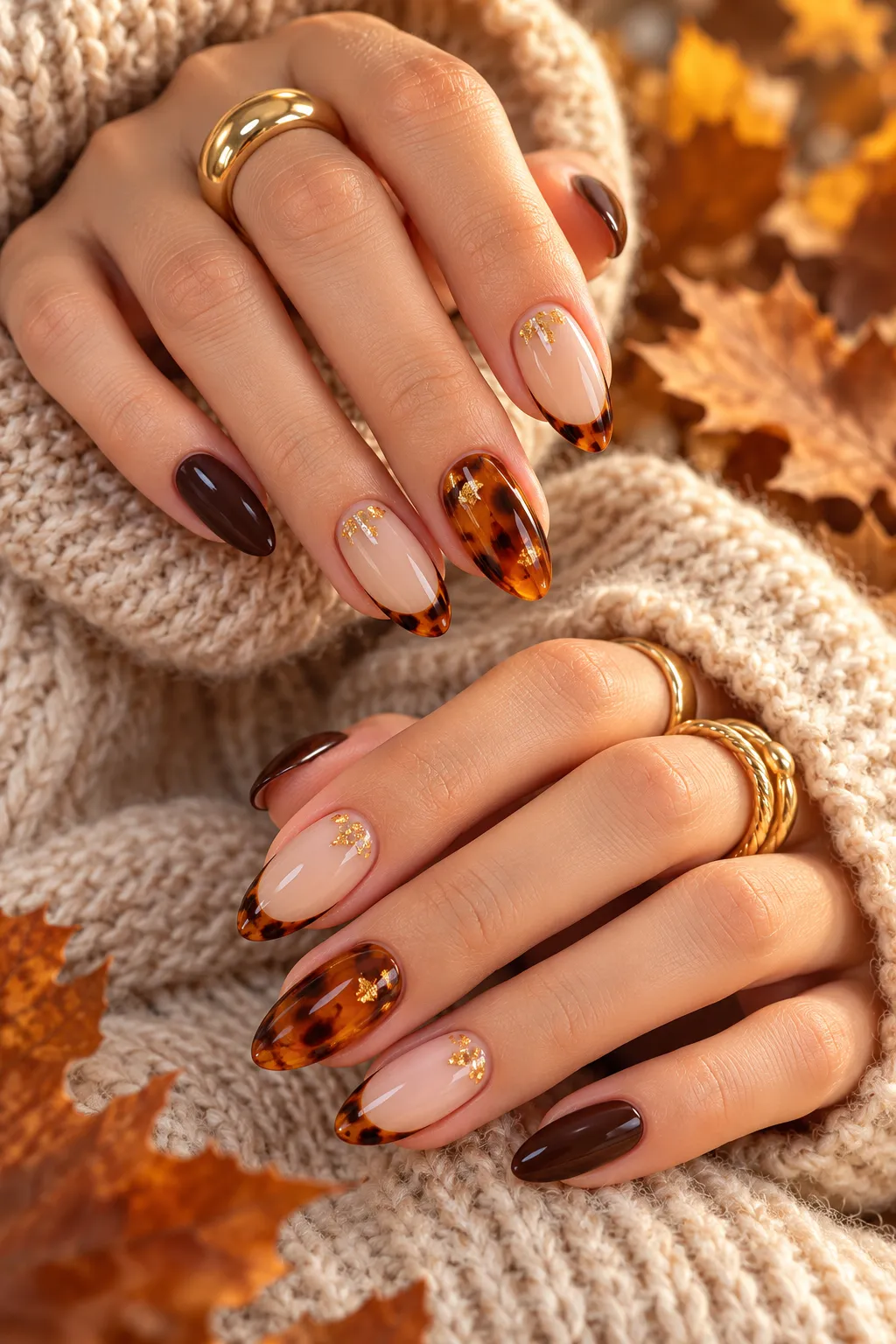 Autumn Tortoiseshell Manicure Glow