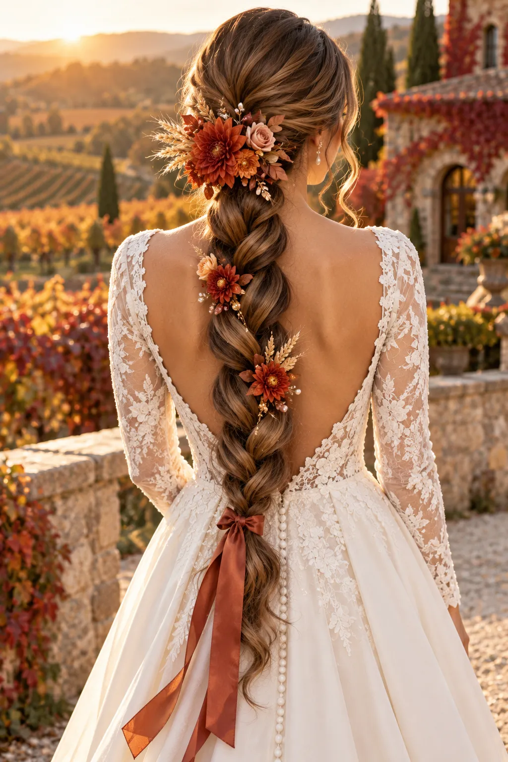Autumn Vineyard Floral Braid