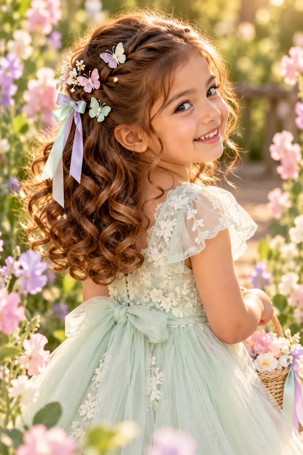 Dreamy Garden Fairy Portrait