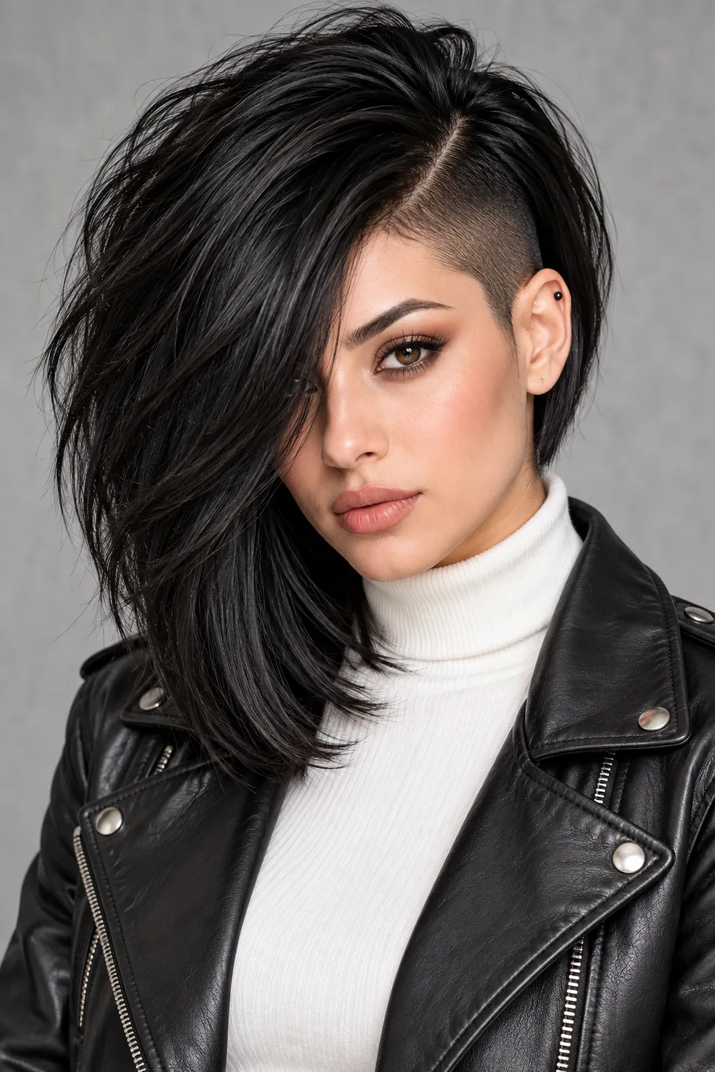 Edgy Undercut Asymmetrical Lob Edgy Undercut Asymmetrical Lob