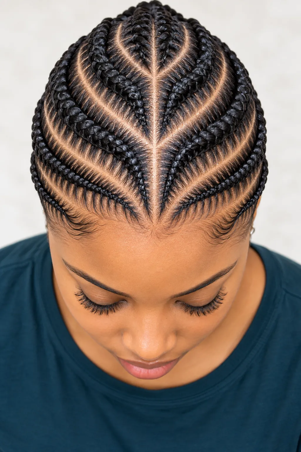Feather Pattern Cornrows Feather Pattern Cornrows