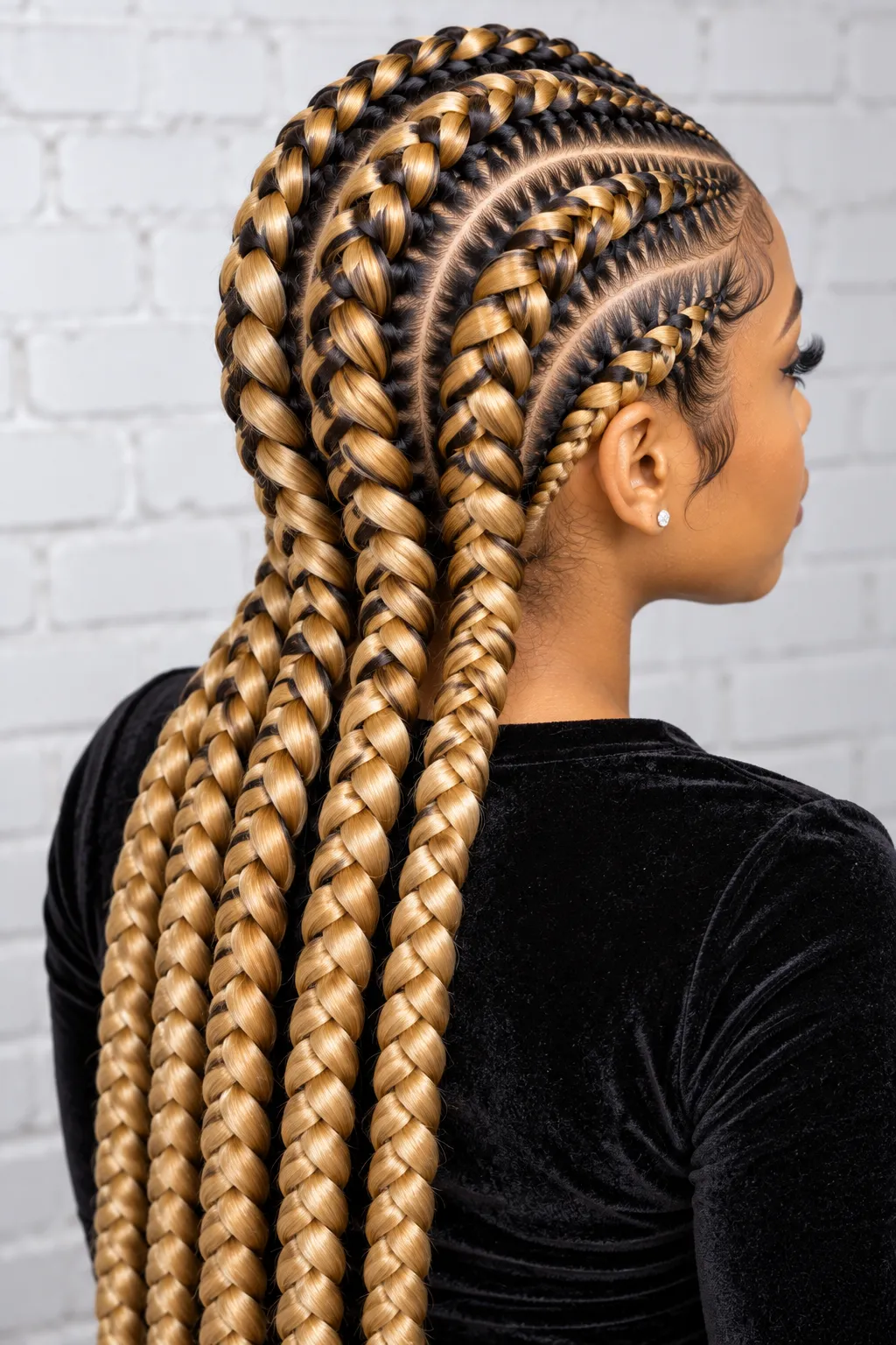 Golden Blonde Jumbo Cornrows Golden Blonde Jumbo Cornrows