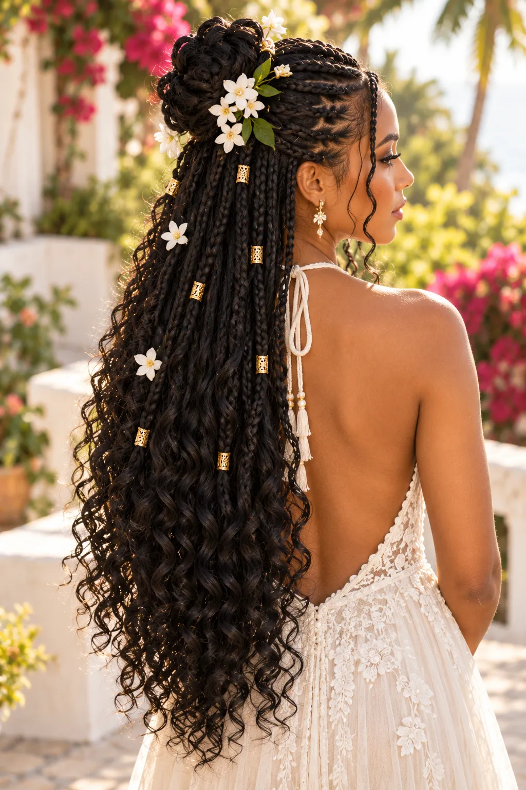 Golden Garden Bridal Braids