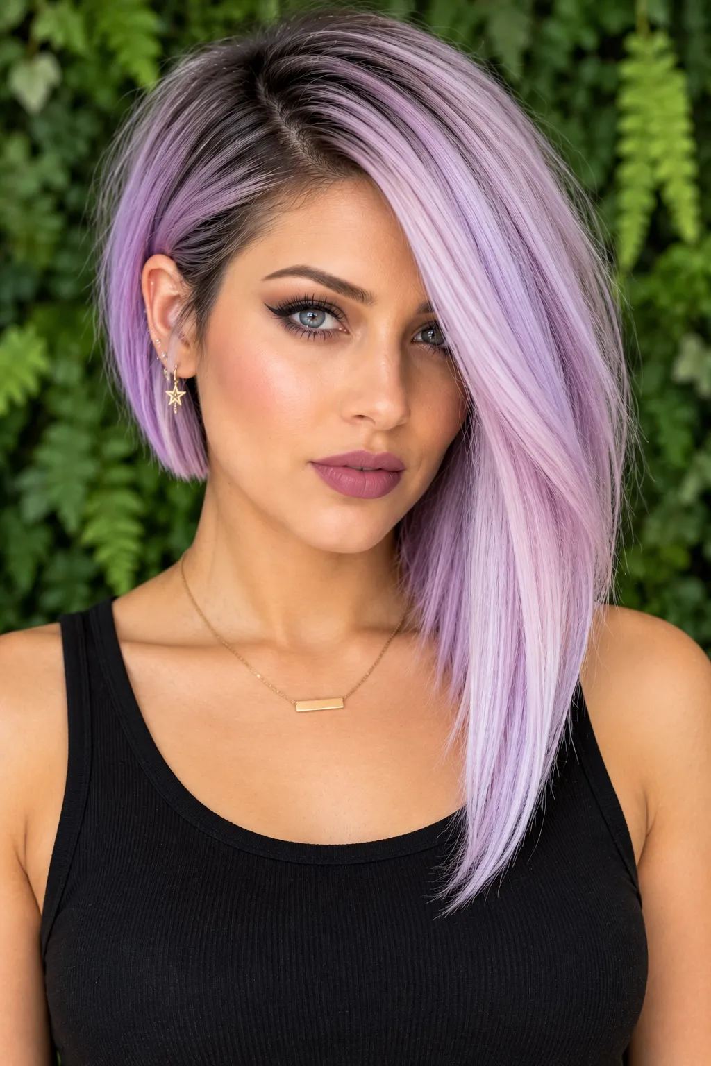 Lavender Haze Asymmetrical Lob Lavender Haze Asymmetrical Lob