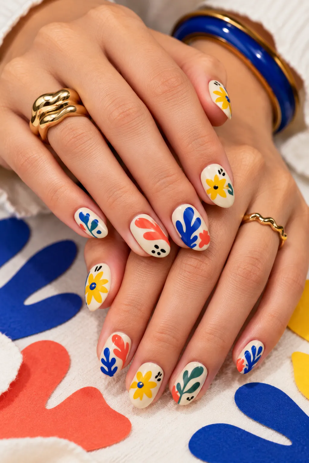 Matisse Inspired Botanical Nails