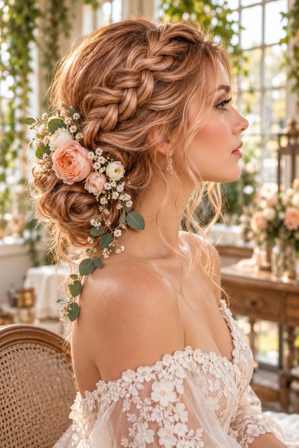 Romantic Garden Bridal Portrait