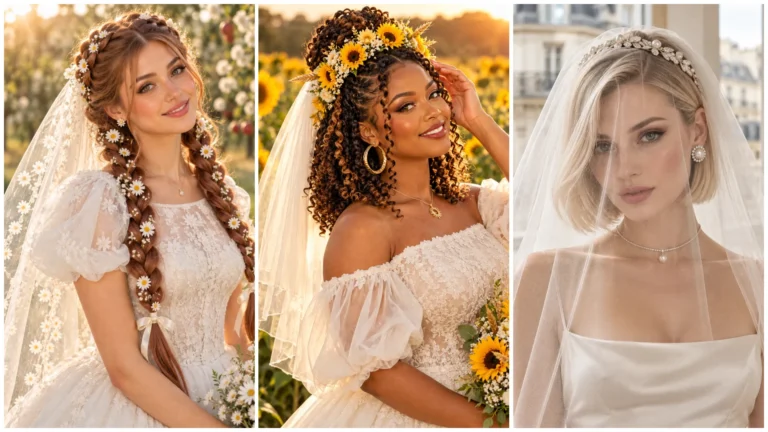30 Wedding Hairstyle Ideas with Veil for a Classic Bride