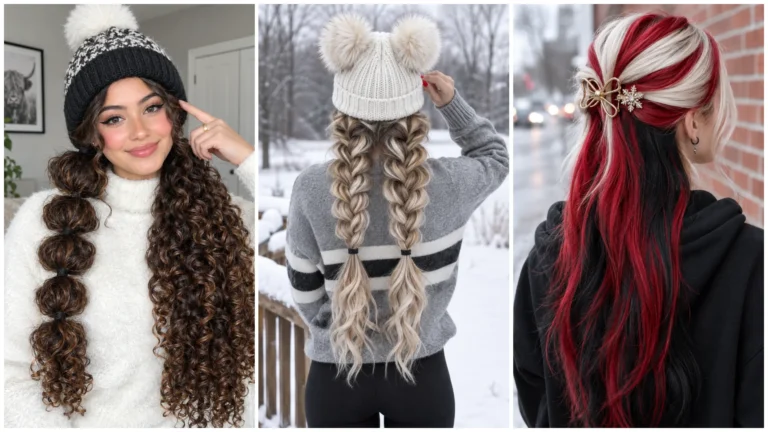 30 Winter Hairstyle Ideas for a Warm, Elegant Look