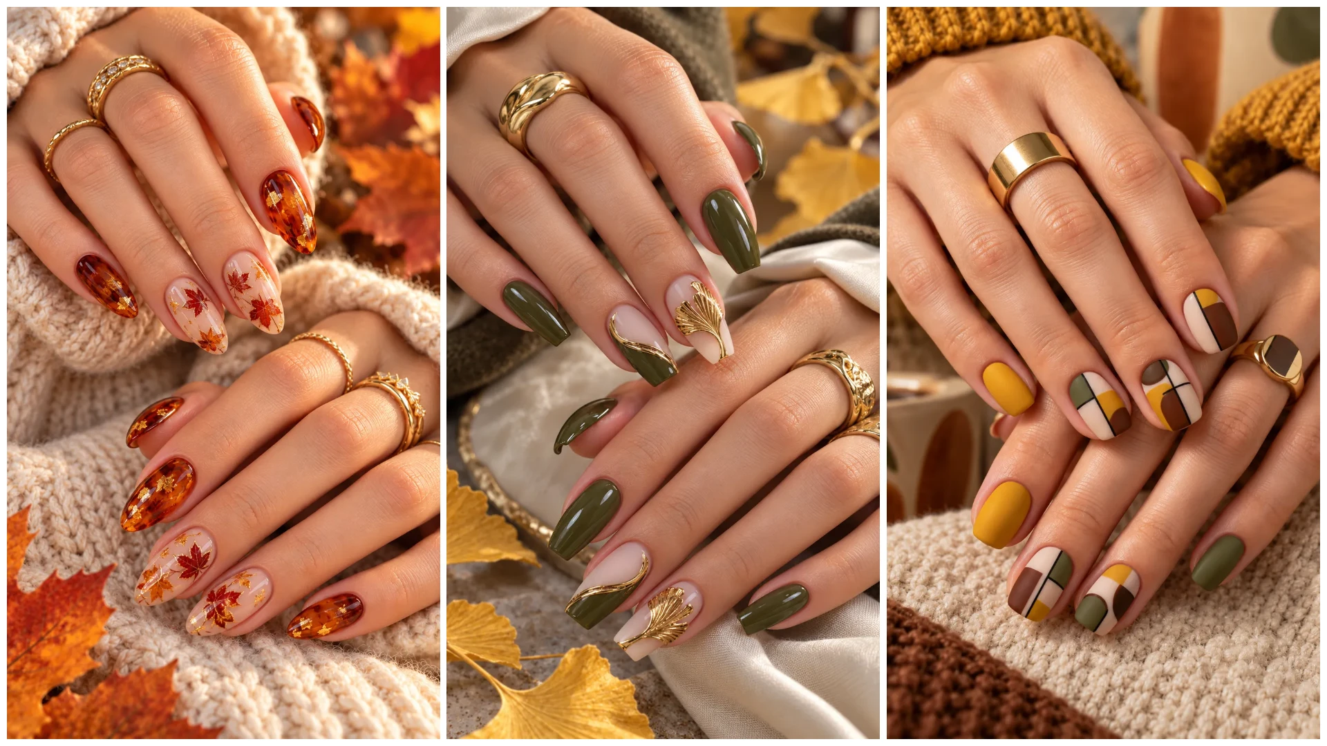 30 Cozy Fall Nail Ideas in Warm Autumn Shades
