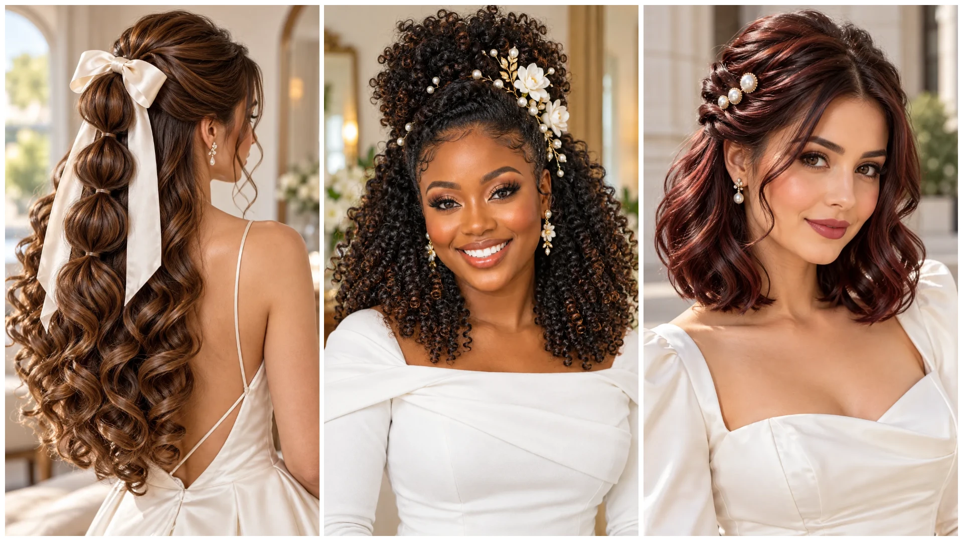 30 Half Up Half Down Wedding Hairstyle Ideas for Every Theme